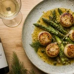 Pouilly fuissé accord mets vins : noix de Saint-Jacques au beurre citronné