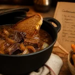 Recette carbonade flamande à la bière brune, pain d’épices et bœuf
