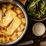 Tartiflette cookeo avec reblochon fondant, lardons et pommes de terre