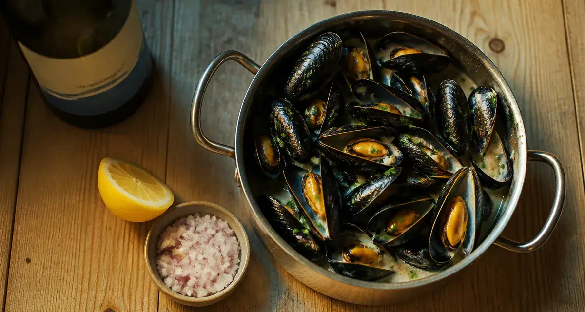 Vin moules marinières ou à la crème, Muscadet blanc vif