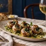 Accord mets vins escargots de bourgogne : escargots au beurre persillé avec blanc sec
