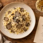 Accord mets vins pates aux truffes : pâtes à la truffe et vin blanc ample