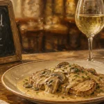 Accord mets vins veau : veau en sauce crème, vin blanc et rouge léger