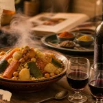 Couscous et vin : vin rouge puissant, rarement le meilleur choix