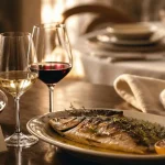 Quel vin servir : accord vin blanc sec et rouge souple avec poisson grillé et sauce beurrée