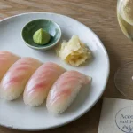 Quel vin servir avec des sushis : vin blanc sec avec nigiris, wasabi et gingembre
