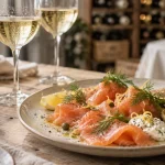 Quel vin servir avec du saumon fumé : blanc sec ou bulles, saumon fumé et citron