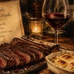Bœuf avec sauces pour accorder le saint estèphe vin avec quel plat