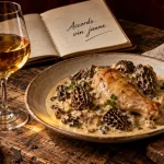 Vin jaune avec quel plat : volaille sauce morilles et comté