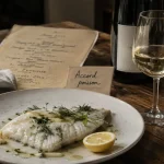 Vin rouge avec poisson : accord possible, bar vapeur et verre de rouge léger
