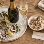 Accord mets et vins champagne : huîtres, veau, chaource