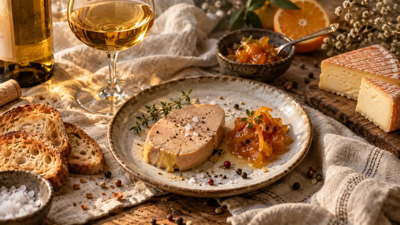 Accord mets vins gewurztraminer vendange tardive : foie gras et munster