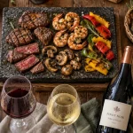 Accord mets vins pierrade : rouges légers et blancs vifs sur pierrade