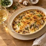 Quel vin avec coquille de poisson chaude, coquille gratinée crème, vin blanc